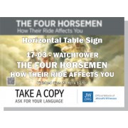HPWP-17.3 - 2017 Edition 3 - Watchtower - "The Four Horsemen - How Their Ride  Affects You" - Table